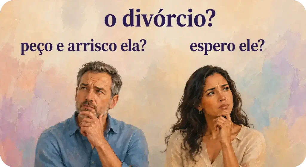 medo do divorcio e medo de não ter casamento, o que fazer? Psicólogo orienta