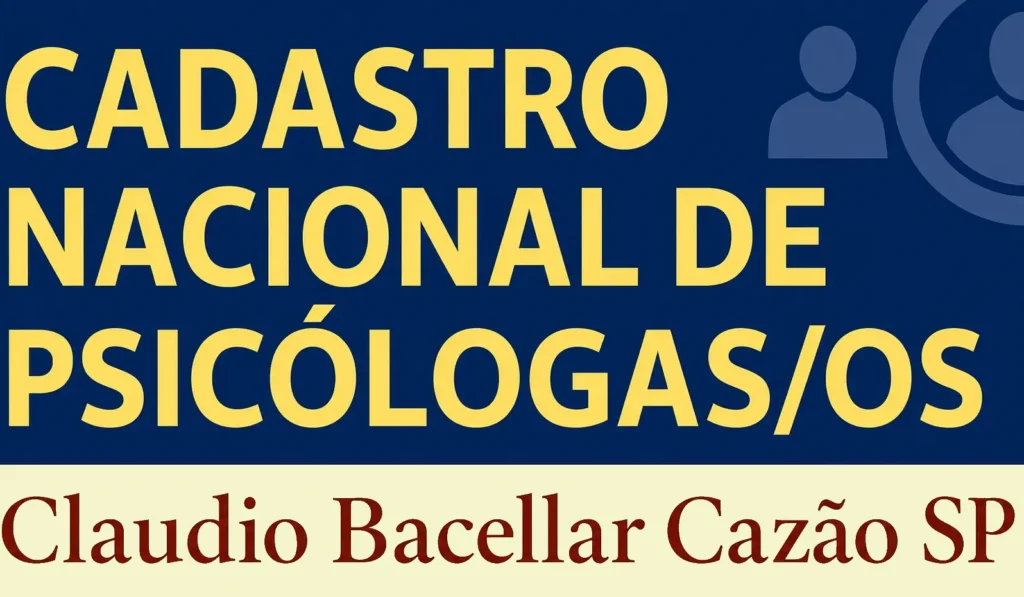 imagem do Cadastro Nacional de psicologos conferir com meu nome